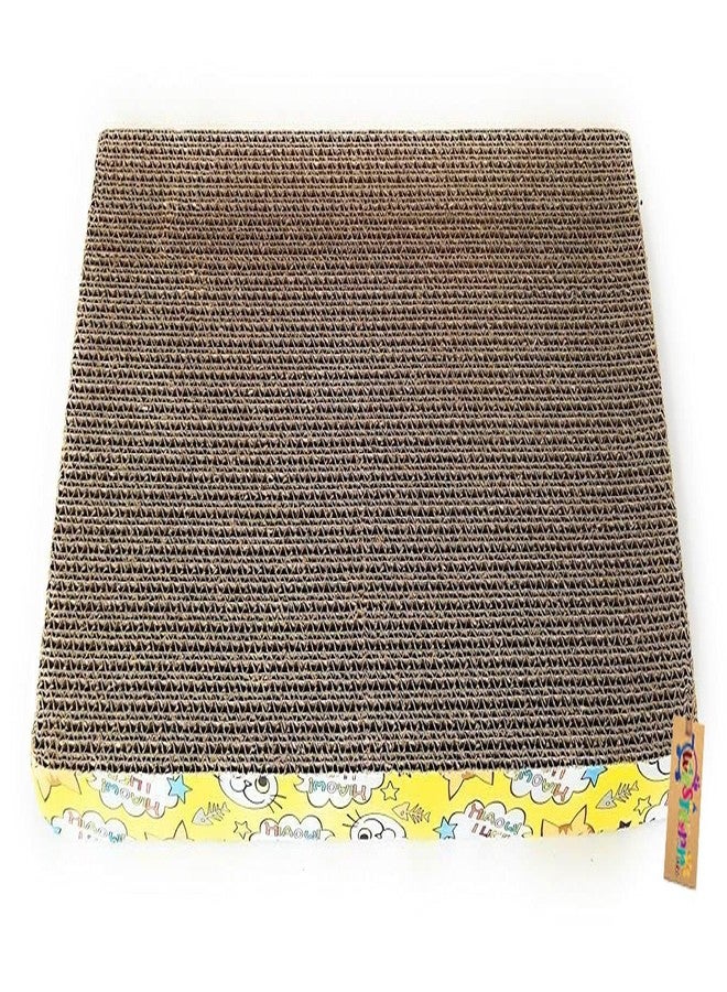 Western Era Cat Natural Toy, Scratching Pad, Corrugated Scratching Board/Scratch Pad, Jumbo Size, Healthy Toy with Catnip for Cat/Kitten/Puppy - Image 3